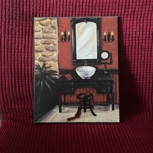 EUC Small Pics / Wall Plaques, Perfect for your Bathroom, Powder Room or Boudoir